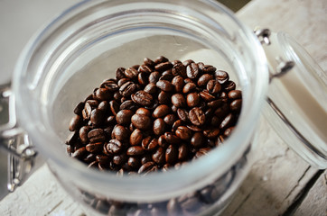 roasted arabica coffee beans