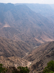 Hanging Village near Habala in the Asir region, Saudi Arabia