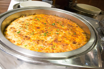  delicious lasagna in hot dish for buffet