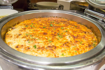  delicious lasagna in hot dish for buffet