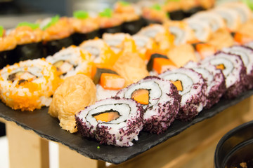  delicious maki sushi roll Japanese food