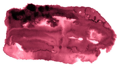 Persian red watercolor abstract background, stain, splash paint, stain, divorce. Vintage paintings for design and decoration. With copy space for text.