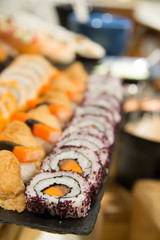  delicious maki sushi roll Japanese food