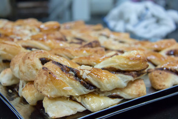 chocolate sticks danish for coffee break