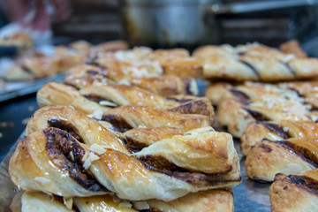  chocolate sticks danish for coffee break