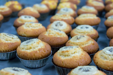  delicious muffin in cup for breakfast