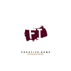 F I FI Initial logo template vector