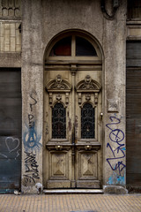 old door of church
