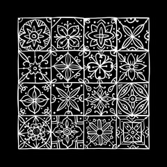 Abstract geometric pattern for your design