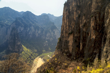 A fascinating view of the valley