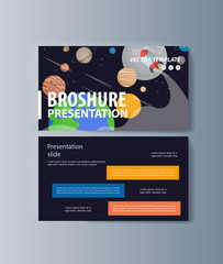Set of brochures for space exploration and gravity research