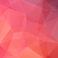 Background made of pastel pink triangles. Square composition with geometric shapes. Eps 10