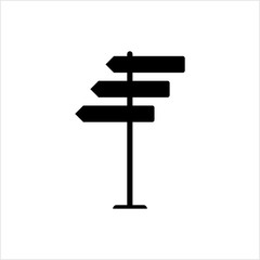 Signpost Icon, Sign Post Icon