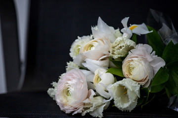 bouquet of white flowers