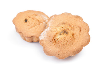 Homemade cake with raisin