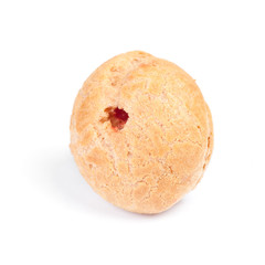 One bun with jam inside