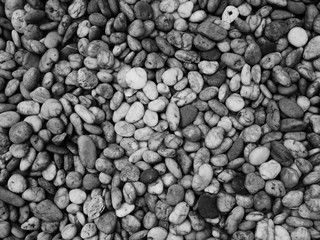 black stone background,pebble beach stone floor