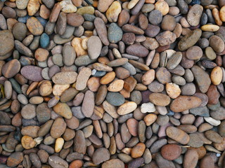stone background,pebbles beach