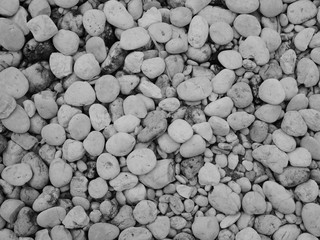 white pebbles stone background 