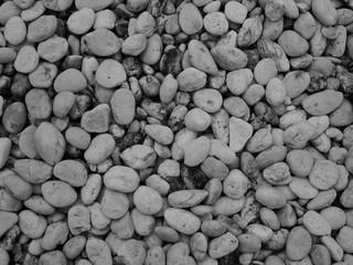 white pebbles stone background 