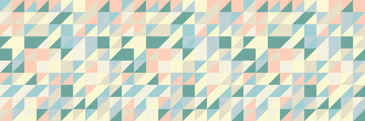 Seamless geometric triangle pattern. Abstract retro Vector