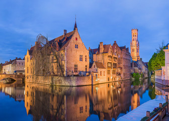 Paysage urbain de Bruges - Belgique