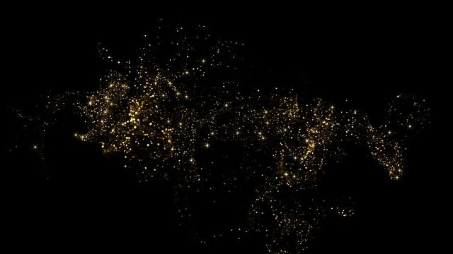 Golden Particles Dust