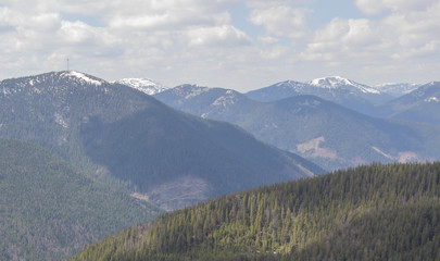 Rest in the Carpathians, Hiking in the mountains Gorgany