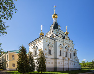 Fototapeta na wymiar Church of St. Elizabeth in Dmitrov Kremlin.