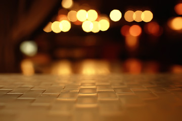 background restaurant / restaurant objects on a blurred background, beautiful bokeh, vintage background color cafe