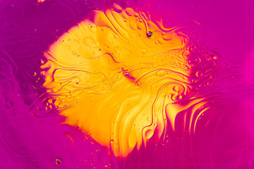 Bubbles world colorfull macro abstract in watter surface background
