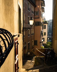 Kleine Gasse in Zürich