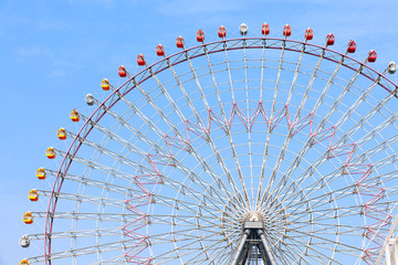 Ferris Wheel near to Tempozan Harbor village, Osaka, Japan