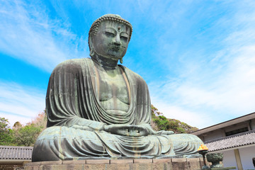 Obraz premium The Great Buddha, Kotoku-in temple, Japan