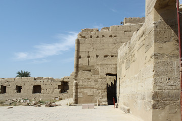 Ruins of Karnak Temple in Luxor, Egypt