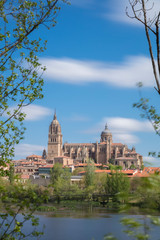 Fototapeta na wymiar Salamanca is a beautiful and touristic city in Castile and Leon region, Spain