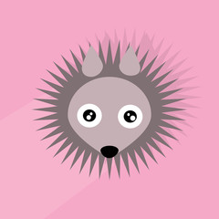 vector hedgehog icon
