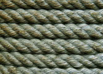 Ship rope. Texture. Background.
