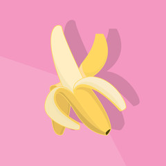 banana icon vector