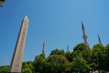 Istanbul dikilitas monument stone carving