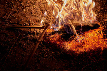 Background of fia faia, in sant julià de Cerdanyola, berguedà, catalonia.