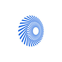 Unique New Abstract Geometric Icon Symbol Logo
