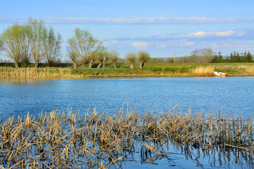 piękny krajobraz wiosna, rzeka © VinyLove Foto