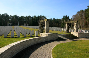British military cemetery in Becklingen