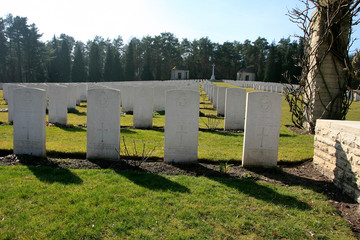 British military cemetery in Becklingen