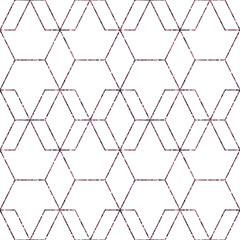 Geometric background with rhombus. Abstract geometric pattern. Golden texture.Vector seamless geometric pattern.
