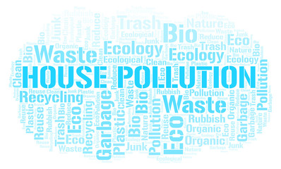 House Pollution word cloud.