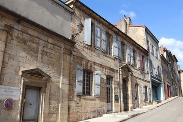 Fototapeta na wymiar Village de Saint Amour dans le Jura - Anciennes prisons royales créées au 17 ème siècle sous le roi Louis XIV