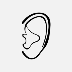 ear icon,vector image
