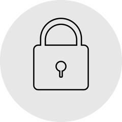 lock icon,vector image